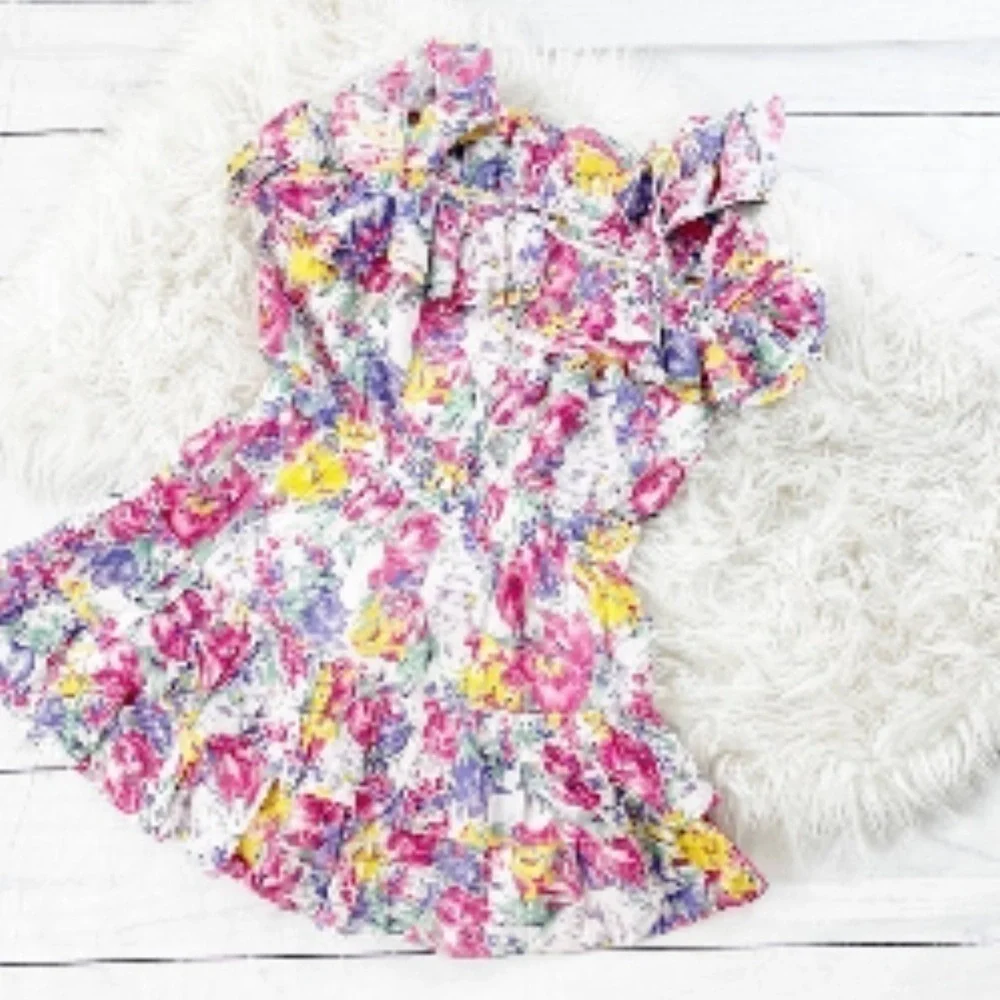 LoveShackFancy Floral Dresses Marina Dress Sunburst NWT - Picture 10 of 11